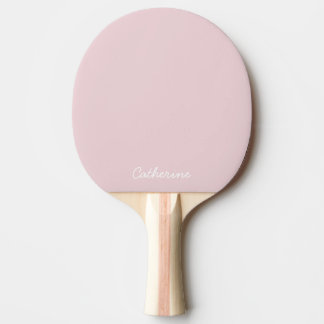Trendy Soft Pastel Pink Custom Ping Pong Paddle 卓球ラケット