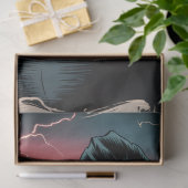 Trendy Spooky Halloween witch and Cauldron 薄葉紙 (ギフト)