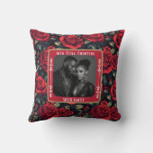 Trendy Spouse Wedding Throw Pillow   クッション (裏面)