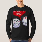 Trendy Statement Valentine's Day Couple Heart Roma Tシャツ (正面)