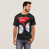 Trendy Statement Valentine's Day Couple Heart Roma Tシャツ (正面フル)