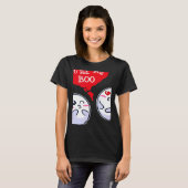Trendy Statement Valentine's Day Couple Heart Roma Tシャツ (正面フル)