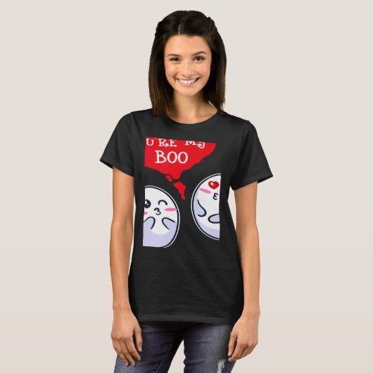 Trendy Statement Valentine's Day Couple Heart Roma Tシャツ (正面フル)