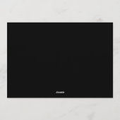 Trendy Stiletto's Modern 40th Birthday 招待状 (裏面)