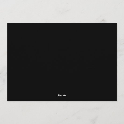 Trendy Stiletto's Modern 40th Birthday 招待状 (裏面)