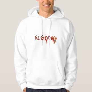 Trendy Streetwear style white pullover Hoodie パーカ