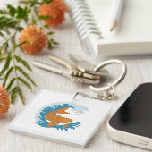 Trendy Stylish Casual Tee for Everyday Wear キーホルダー (正面右)