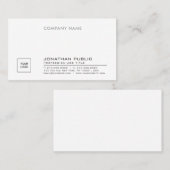 Trendy Stylish Simple Design Companyのロゴの平野 名刺 (正面/裏面)