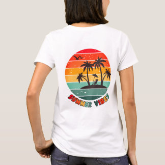 trendy "summer vibes" t-shirt tシャツ