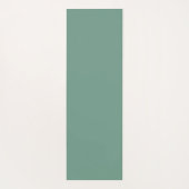 Trendy Teal Caramel Retro Groovy Flowers Seamless ヨガマット (裏面)