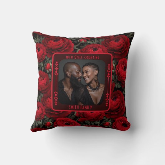 Trendy Thoughtful 30Th Anniversary Throw Pillow  クッション (裏面)