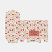 Trendy Tulip Reception Wedding Favor Boxes フェイバーボックス (折り畳みなし)