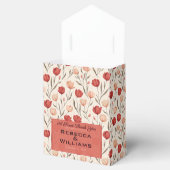 Trendy Tulip Reception Wedding Favor Boxes フェイバーボックス (オープン)