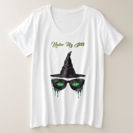 Trendy Under My Spell - 緑の目の魔女 プラスサイズTシャツ