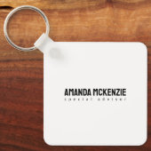 Trendy Unique Creative Minimalist Design キーホルダー (正面)