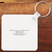 Trendy Unique Creative Minimalist Design キーホルダー (裏面)