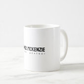 Trendy Unique Creative Minimalist Design コーヒーマグカップ (正面右)