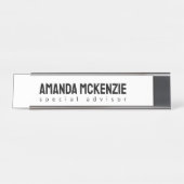 Trendy Unique Creative Minimalist Design デスクネームプレート (正面)