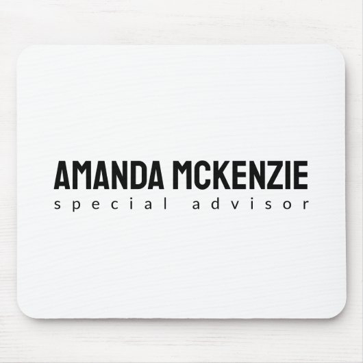 Trendy Unique Creative Minimalist Design マウスパッド (正面)