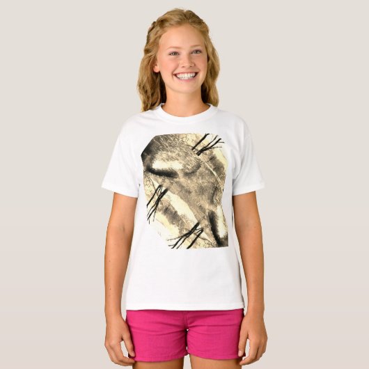 Trendy unique design T-shirt Tシャツ (正面フル)