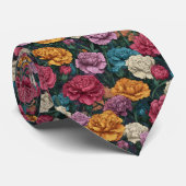 Trendy Valentine Gifts For Boyfriend Carnation Flo ネクタイ (ロール)