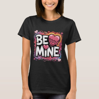 Trendy Valentine's Day Shirt Be Mine Streetwear Ae Tシャツ