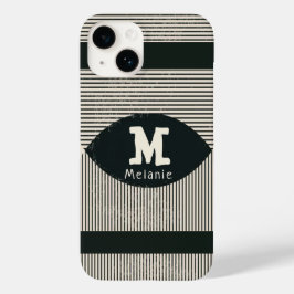 Trendy vintage abstract minimal aesthetic Monogram Case-Mate iPhone 14ケース