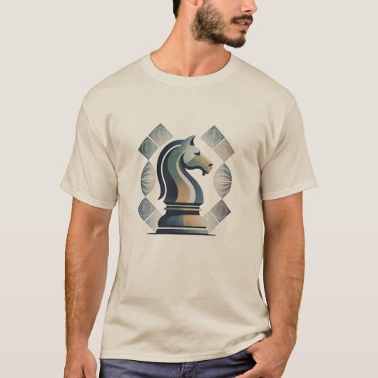 Trendy Vintage Knight Chess Pieces  Tシャツ (正面)