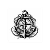 Trendy Vintage Nautical Anchor ラバースタンプ (インプリント)