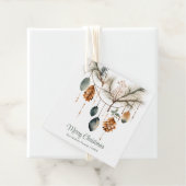 Trendy Watercolor Boho Christmas Ornaments フェイバータグ (インサイチュ)