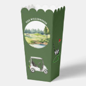 *Trendy Watercolor Golf Oriented Course Cart フェイバーボックス (正面)