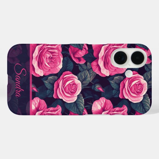Trendy Wedding Favors Rose Name Case-Mate iPhoneケース (裏面 (横))