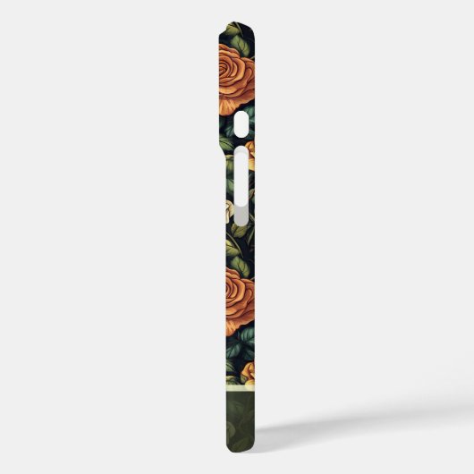 Trendy Wedding Gift Rose Floral Custom Case-Mate iPhoneケース (裏面 / 左)