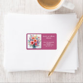 Trendy Wildflowers Beautiful Luxury Collection ラベル (インサイチュ)