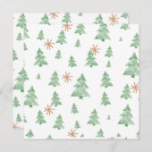 Trendy Winter Unique Christmas Tree Stars (正面/裏面)