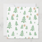 Trendy Winter Unique Christmas Tree Stars (裏面)