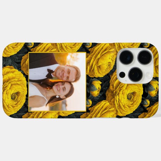 Trendy Women Gift Ranunculus Photo  Case-Mate iPhoneケース (裏面 (横))