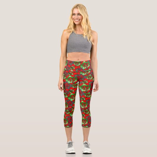 Trendy Women’s Fitness leggings カプリレギンス (正面)