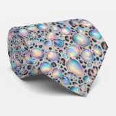 Trendy Women's Tie | Opal Leopard Print Necktie ネクタイ (ロール)