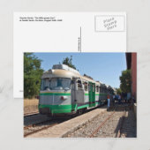 Trenino Verdeの少し緑の列車、サルジニア ポストカード (正面/裏面)