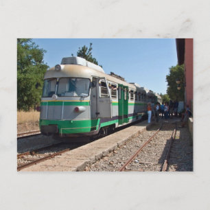 Trenino Verdeの少し緑の列車、サルジニア ポストカード