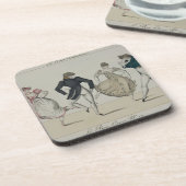 「Trenis」Quadrilleは、「Le Bon Genrからの19をめっきします コースター (左側)