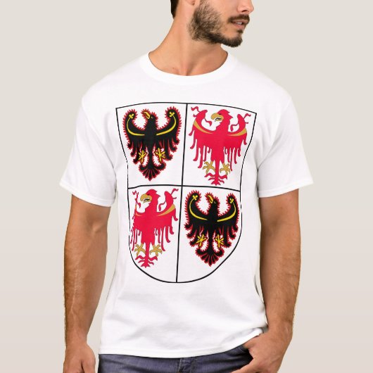 Trentino南チロル、イタリア Tシャツ (正面)