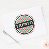 Trento City Pride Emblem – Italian Identity ラウンドシール (封筒)