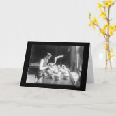 Trepannedのスカル博物館1926年 カード (黄色い花)