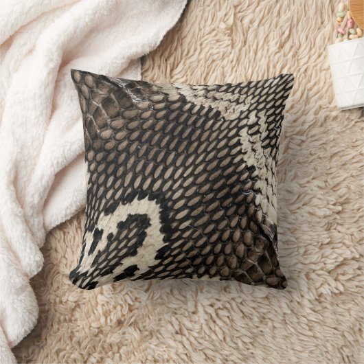 Trèsのシックなコブラのスネークスキンの家の装飾 クッション (ブランケット)