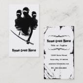 tresの忍者 名刺 (正面/裏面)