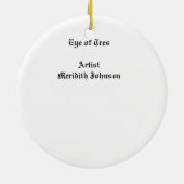 Tresの目 セラミックオーナメント (裏面)