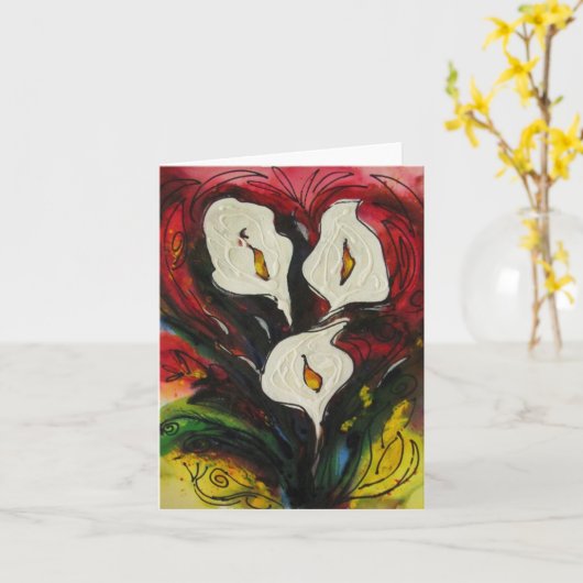 Tresフルーア カード (黄色い花)