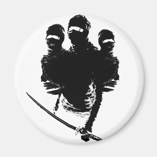 tres忍者 マグネット (正面)